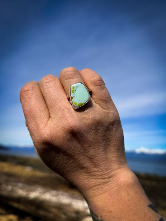 Lunar Oasis Turquoise Ring SZ 8.5