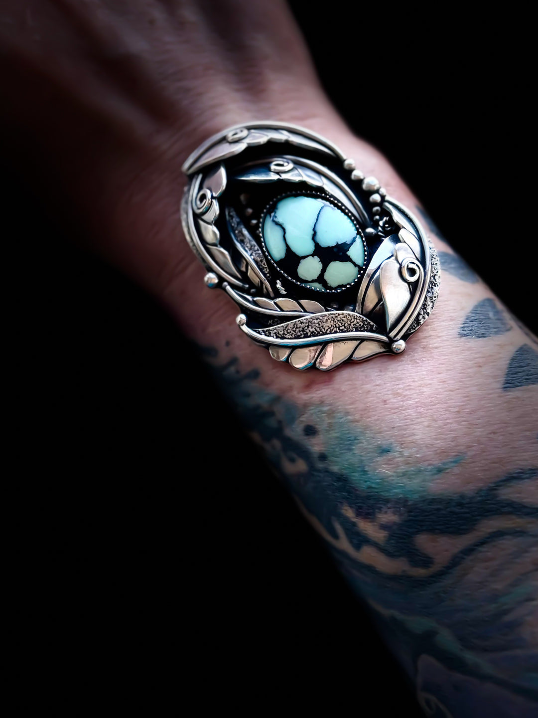 Desert Bloom Variscite Heirloom Cuff - $1,000 Deposit