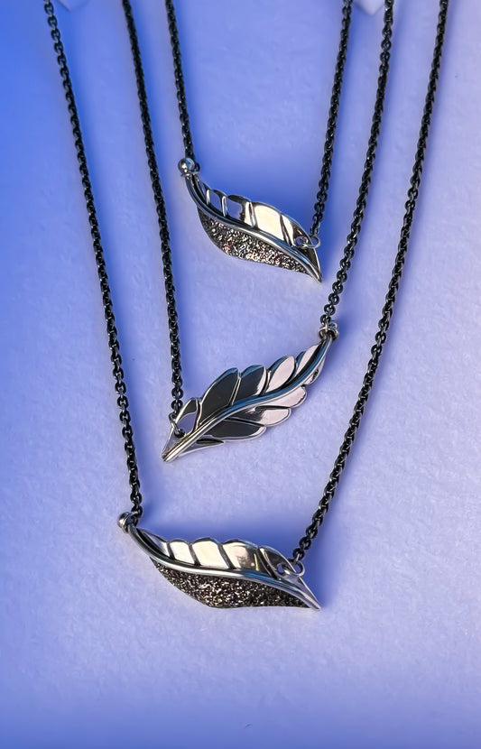 Rainkissed Berry Leaf Necklace