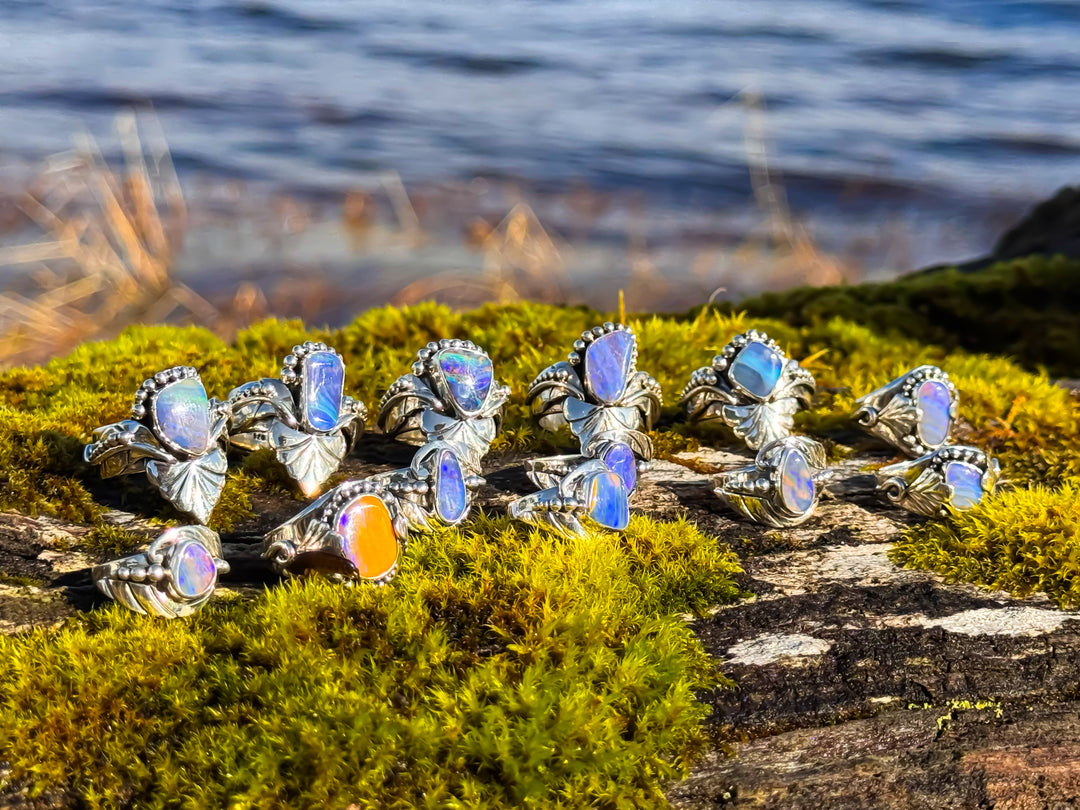 Boulder Opal Rings