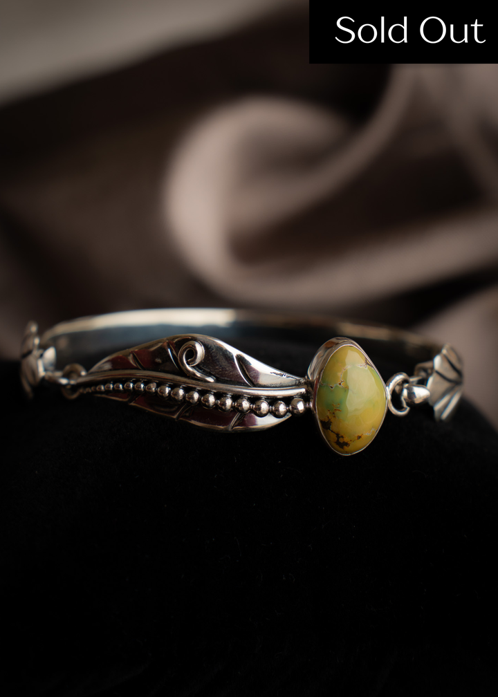 Fairy Leaf Latch Cuff - Medium