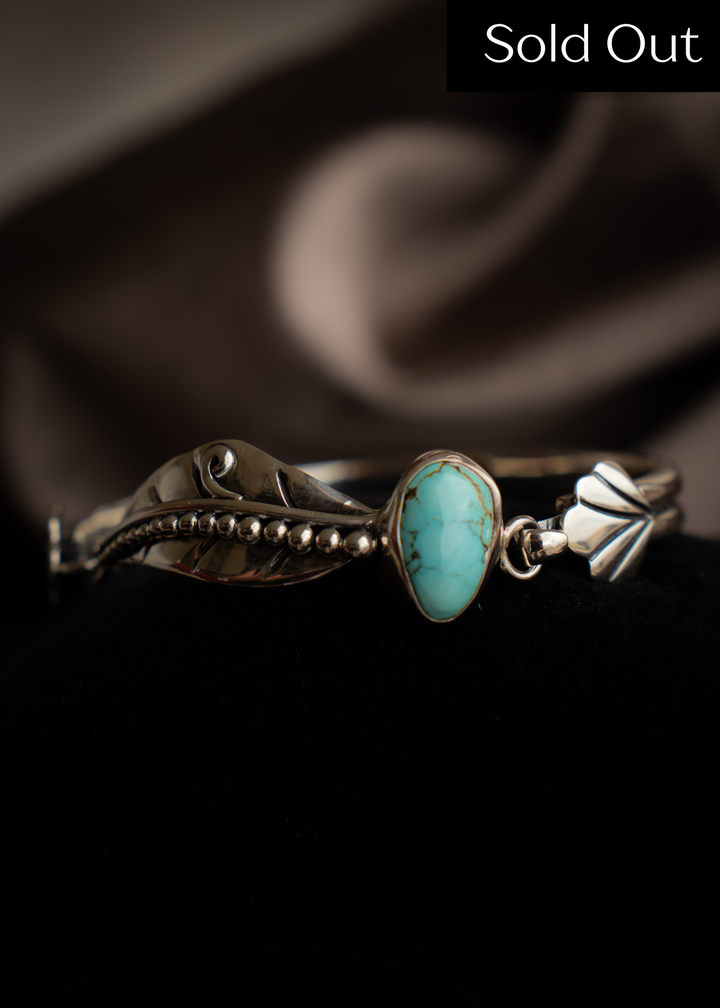 Fairy Leaf Latch Cuff - Small