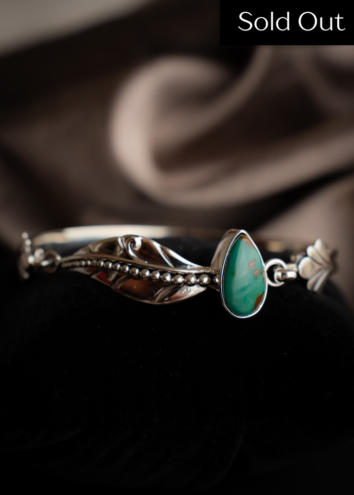Fairy Leaf Latch Cuff - Large