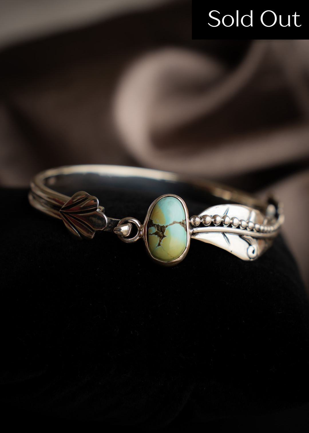 Fairy Leaf Latch Cuff - Medium