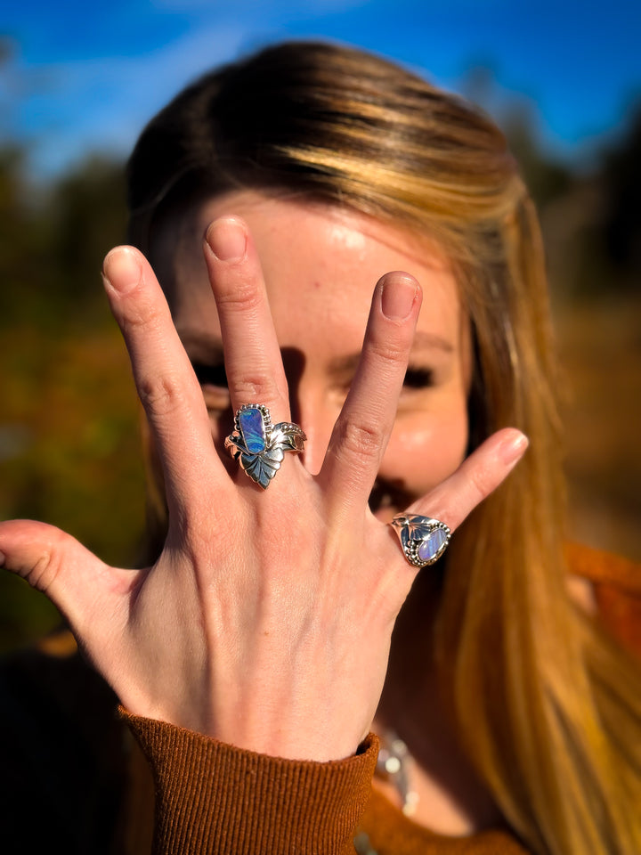 Australian Boulder Opal Ring ~ Celestial