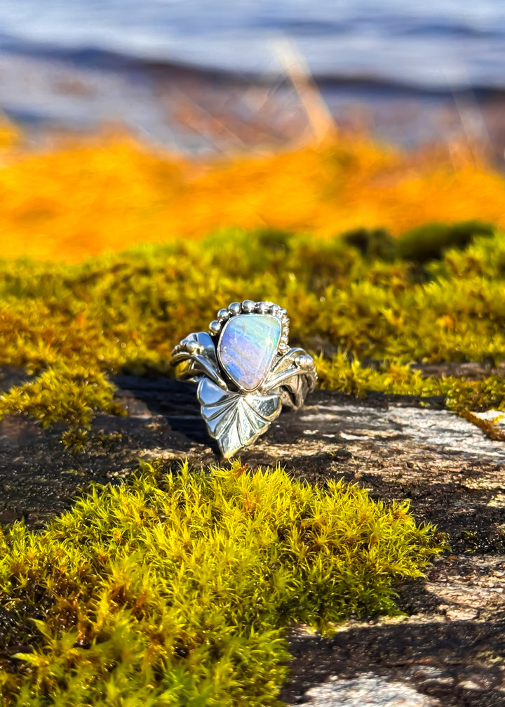 Australian Boulder Opal Ring ~Dreamscape