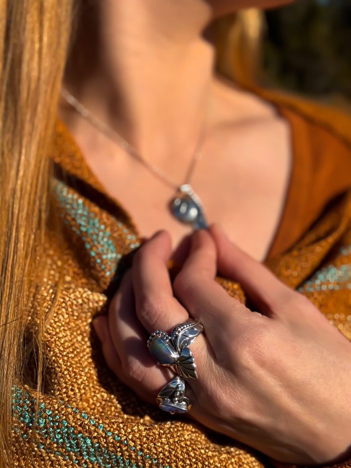 Australian Boulder Opal Ring ~Dreamscape