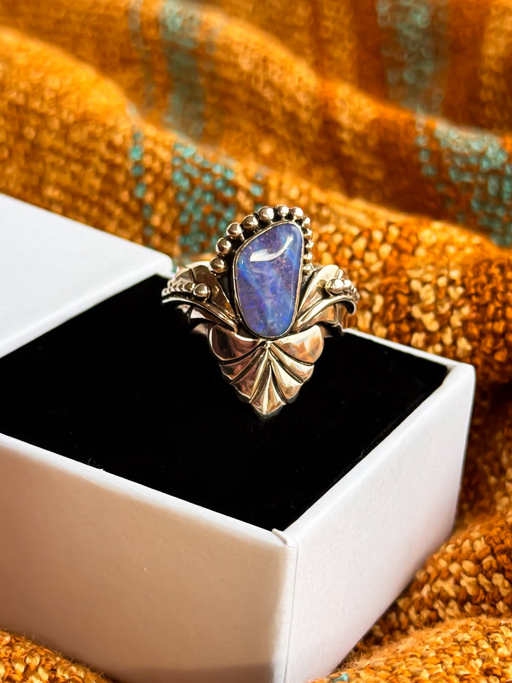 Australian Boulder Opal Ring ~ Empyrean