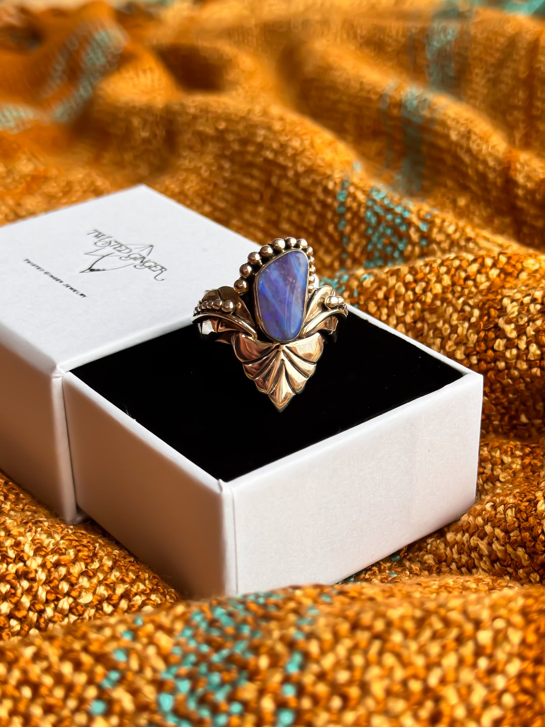 Australian Boulder Opal Ring ~ Empyrean