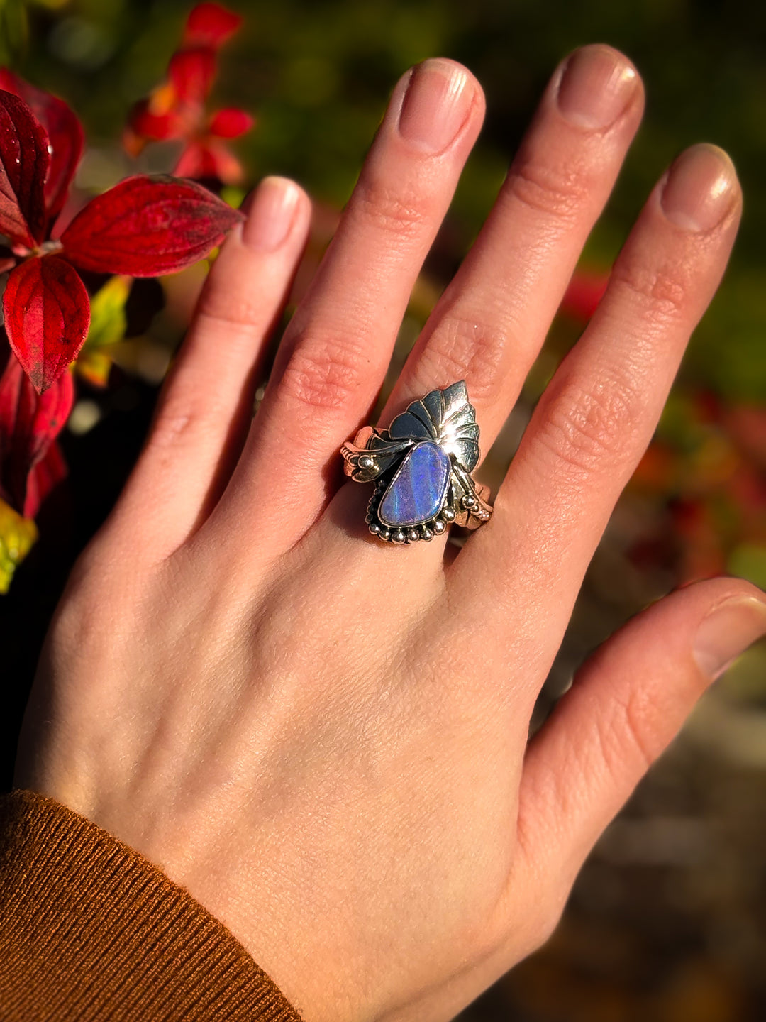 Australian Boulder Opal Ring ~ Empyrean