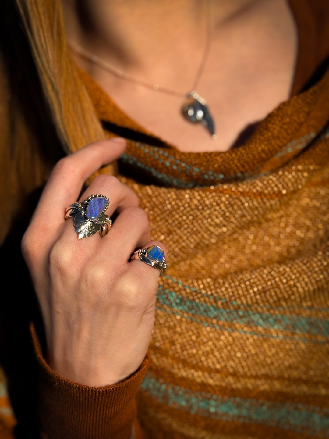 Australian Boulder Opal Ring ~ Empyrean