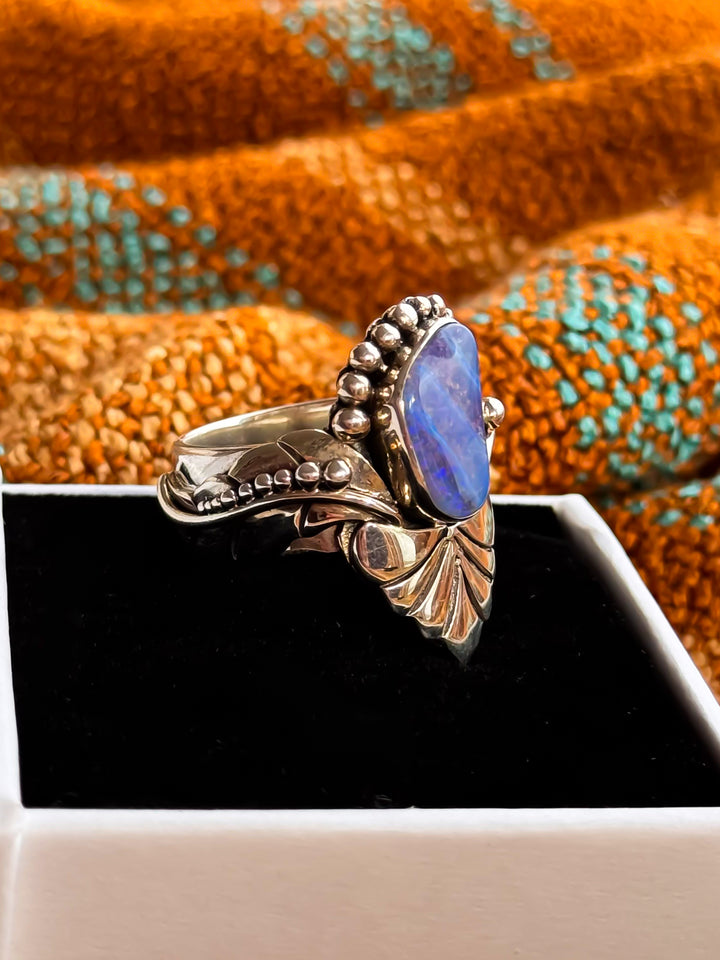 Australian Boulder Opal Ring ~ Empyrean