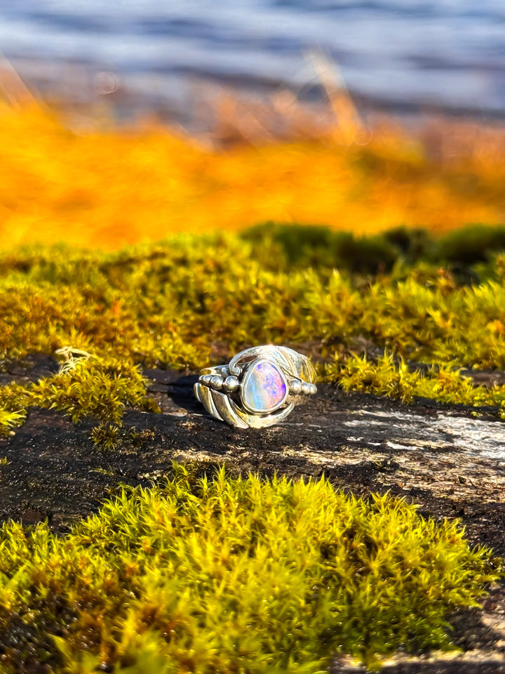 Australian Boulder Opal Ring ~ Kindling
