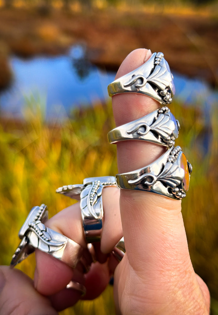 Australian Boulder Opal Ring ~ Twilight