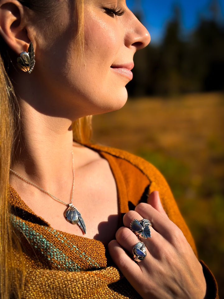 Australian Boulder Opal Ring ~ Tempest
