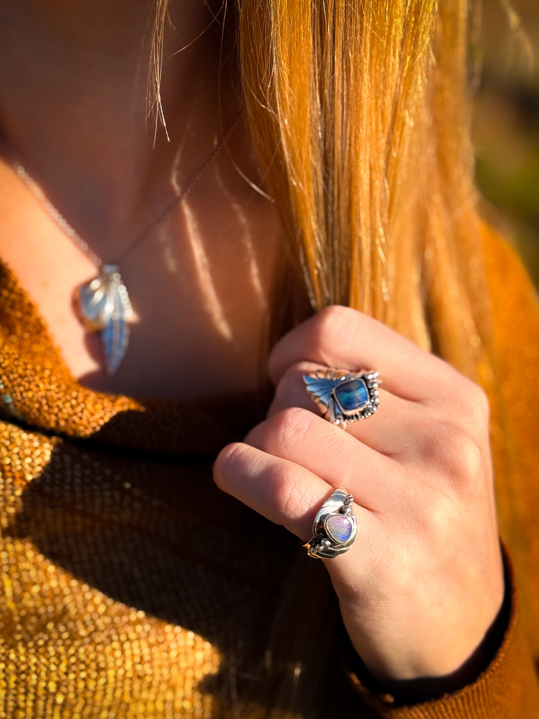 Australian Boulder Opal Ring ~ Kindling