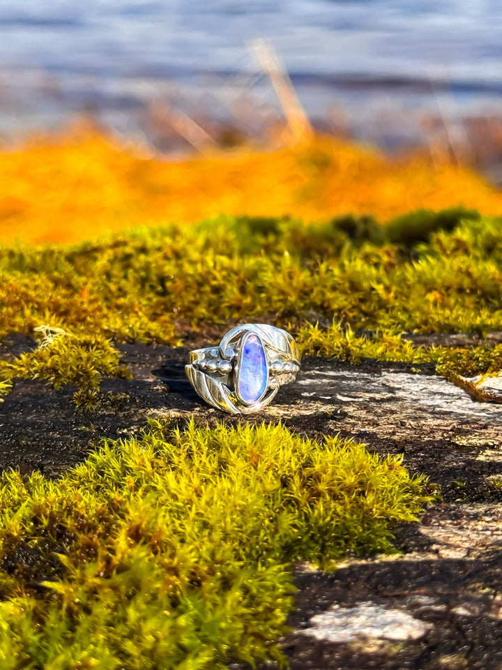 Australian Boulder Opal Ring ~ Tempest