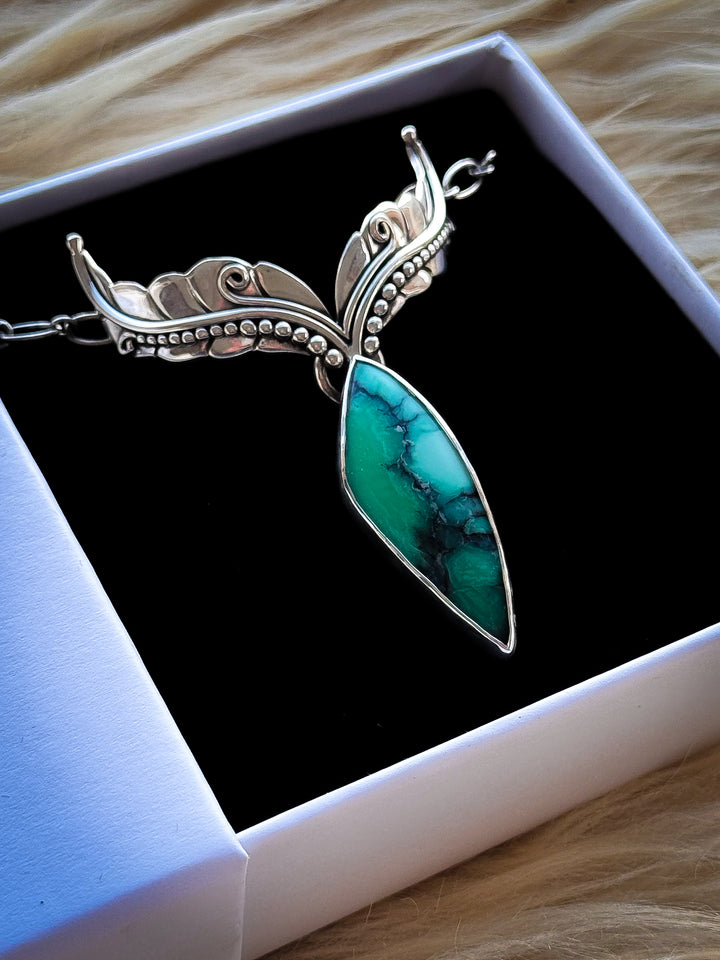 Black Bridge Variscite Necklace