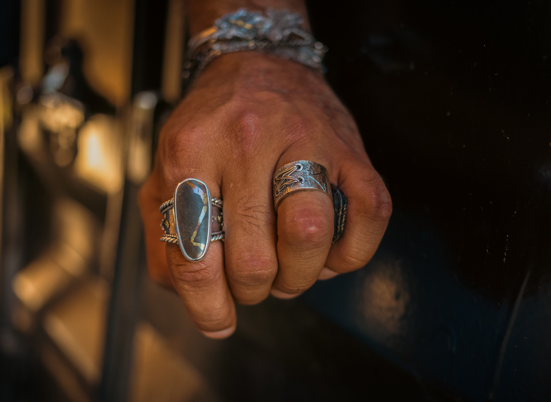 Frontier Shank - BlackjackTurquoise Ring