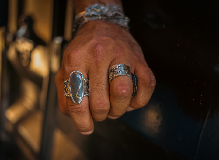 Frontier Shank - BlackjackTurquoise Ring