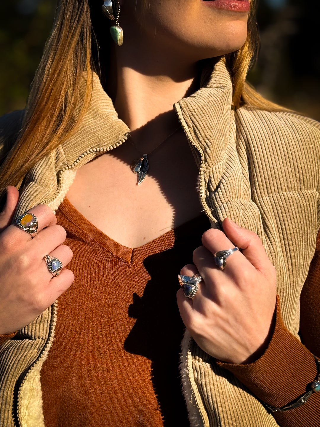 Australian Boulder Opal Ring ~ Starlight