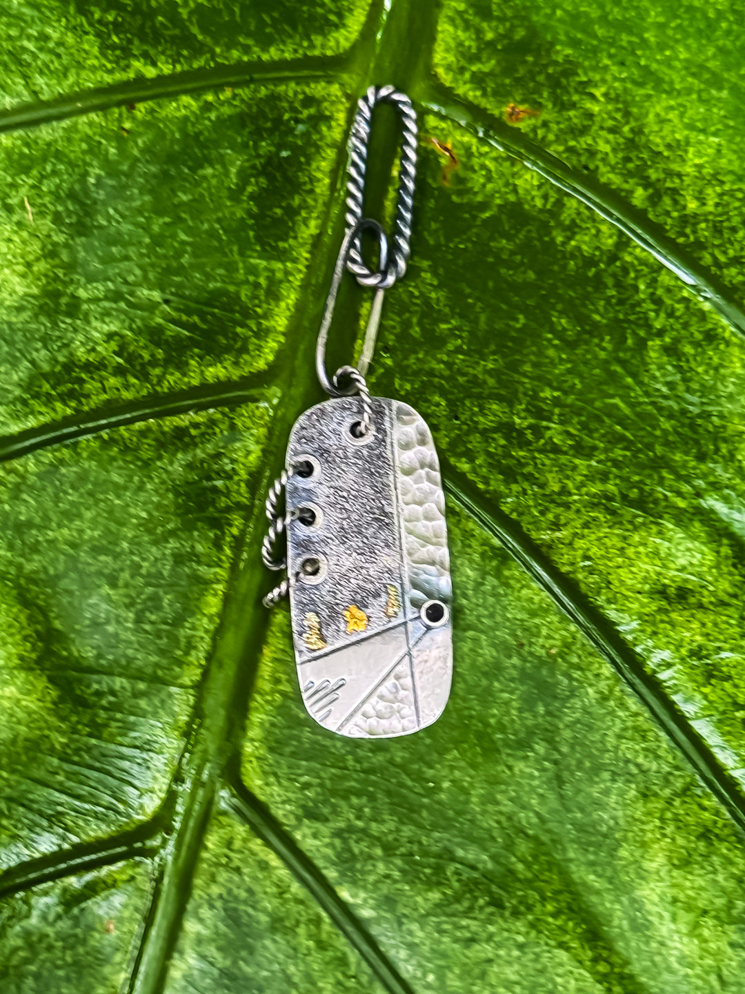 Crest Gold Nugget Pendant