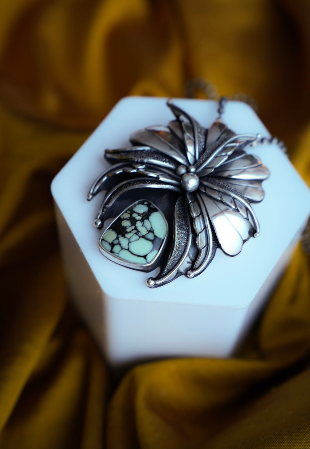 Desert Bloom Variscite Pendant - The Becoming