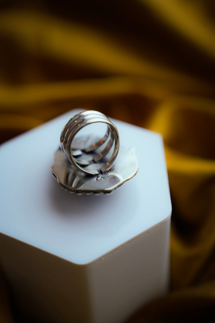 Desert Bloom Variscite Ring - The Quiet Roots