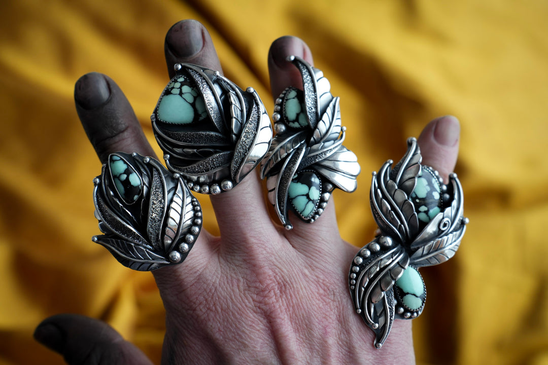 Desert Bloom Variscite Ring - The Vessel