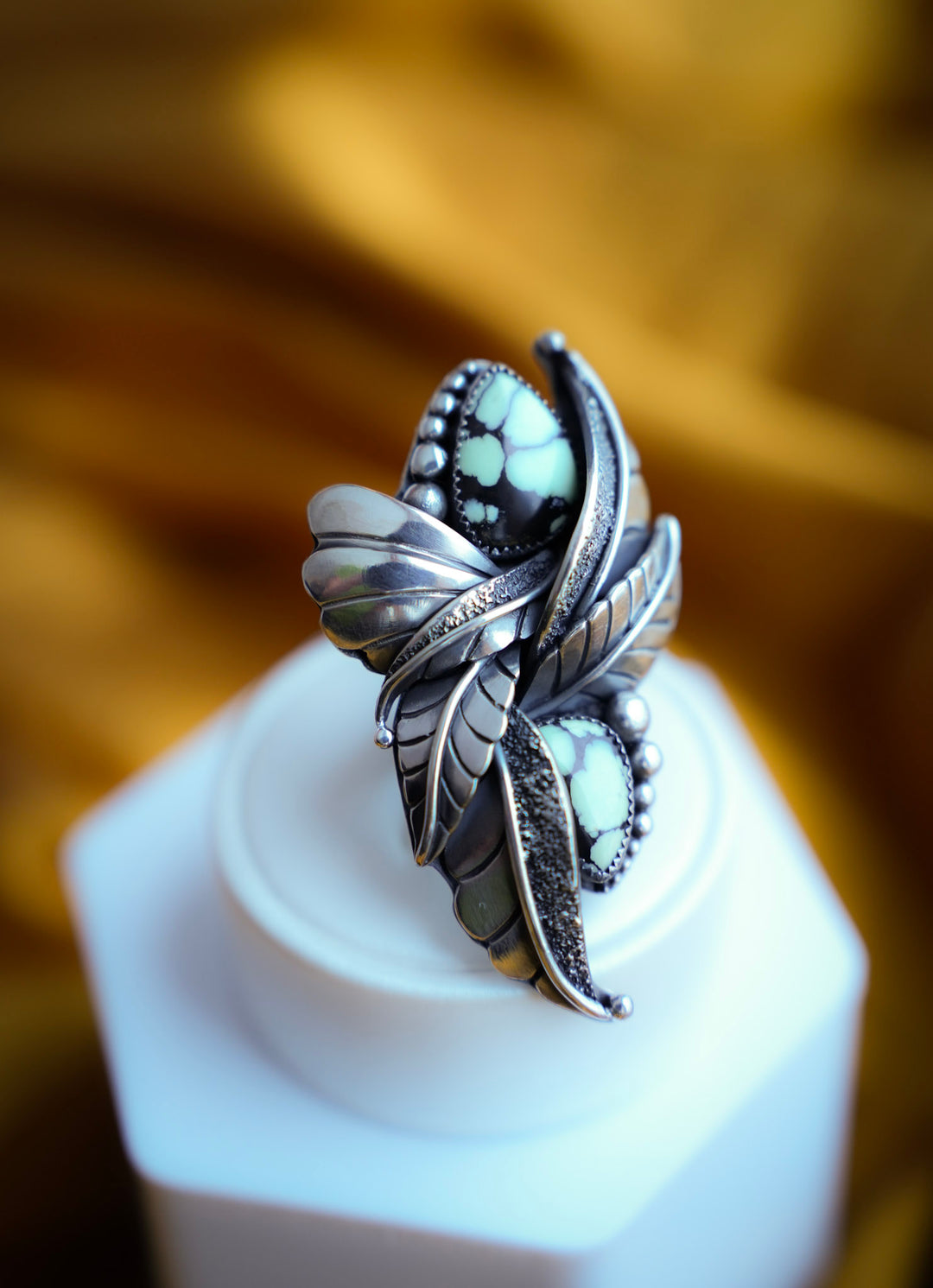 Desert Bloom Variscite Ring - The Awakening