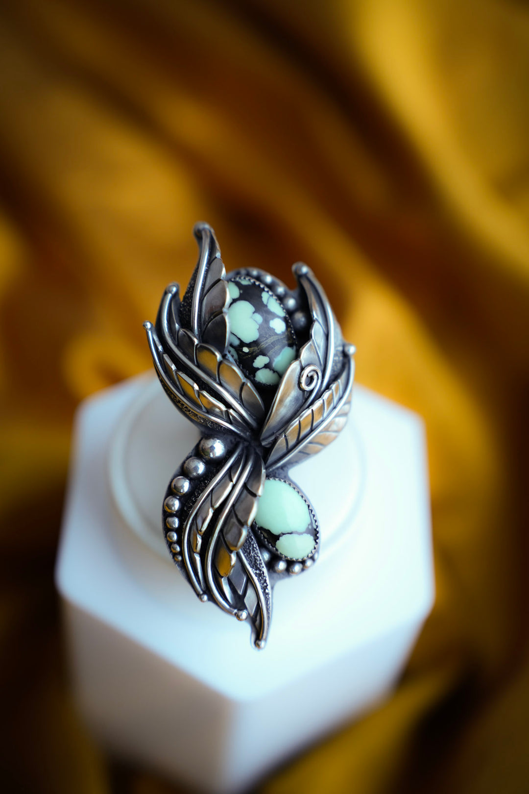 Desert Bloom Variscite Ring - The Fates