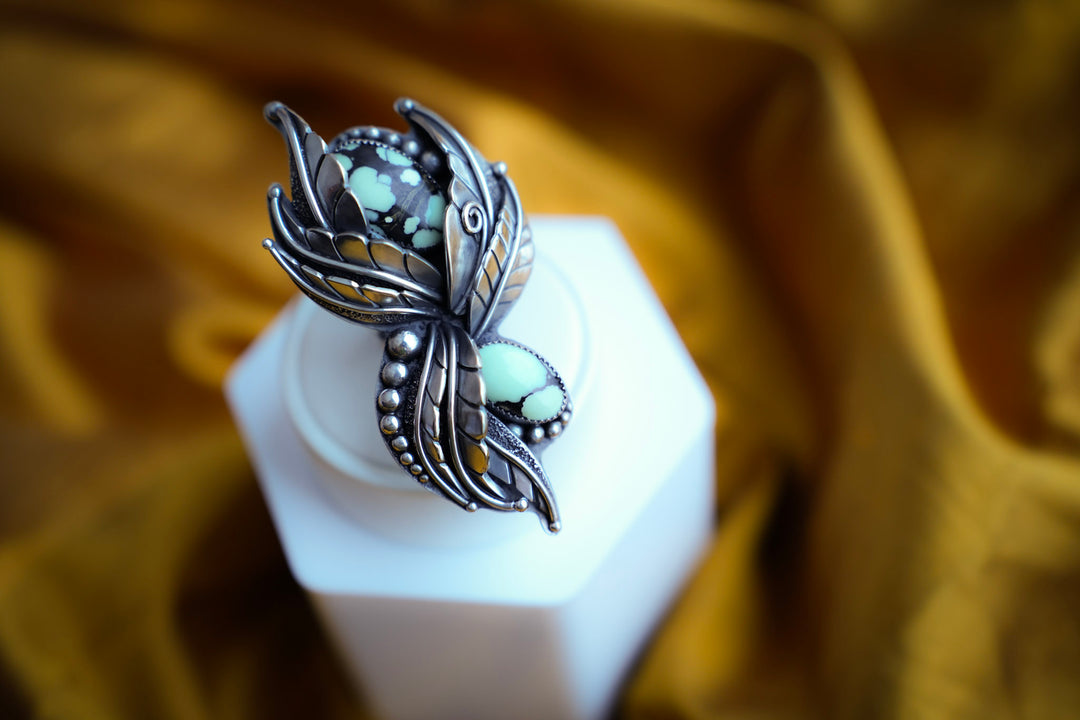 Desert Bloom Variscite Ring - The Fates