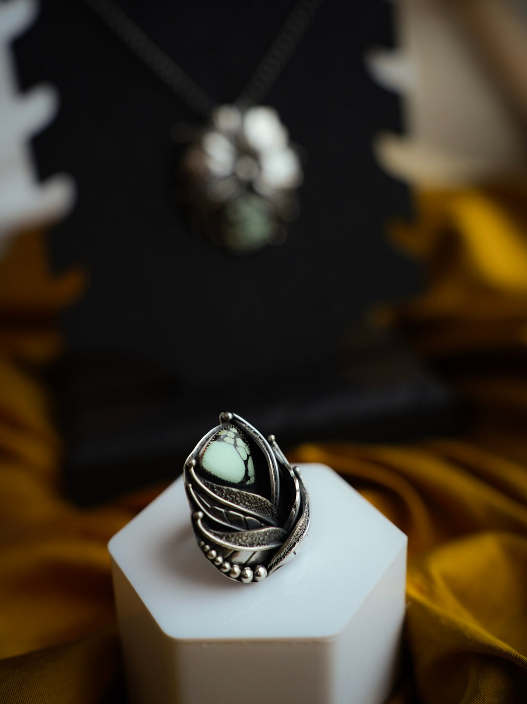 Desert Bloom Variscite Ring - The Vessel