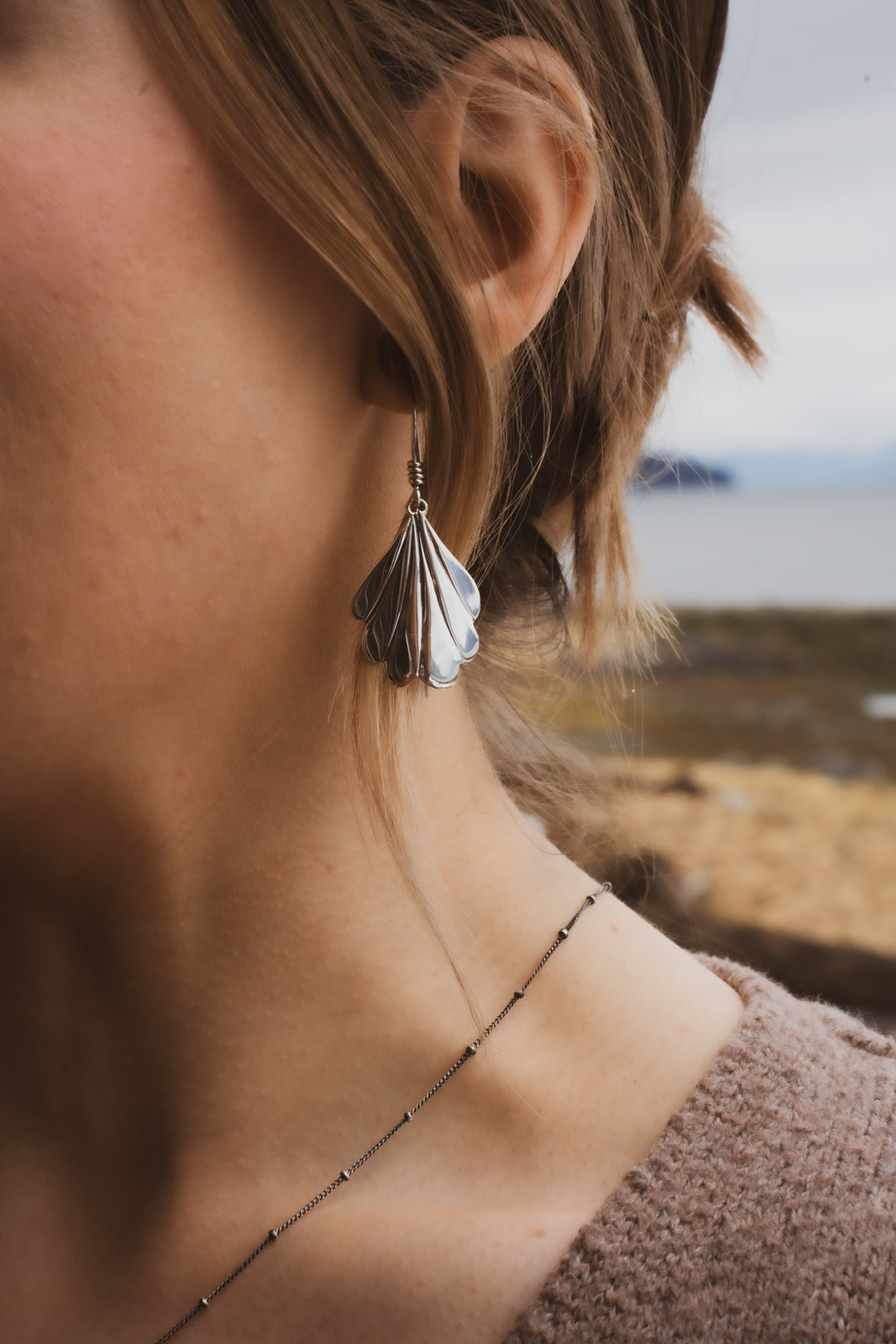 Sterling Silver Earrings - The Parlor Fan