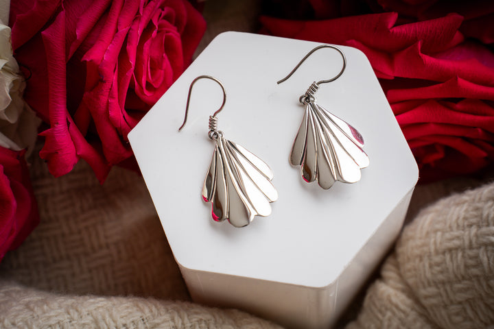 Sterling Silver Earrings - The Parlor Fan