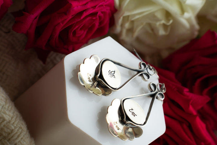 Vintage Ceramic Earrings - Josephine
