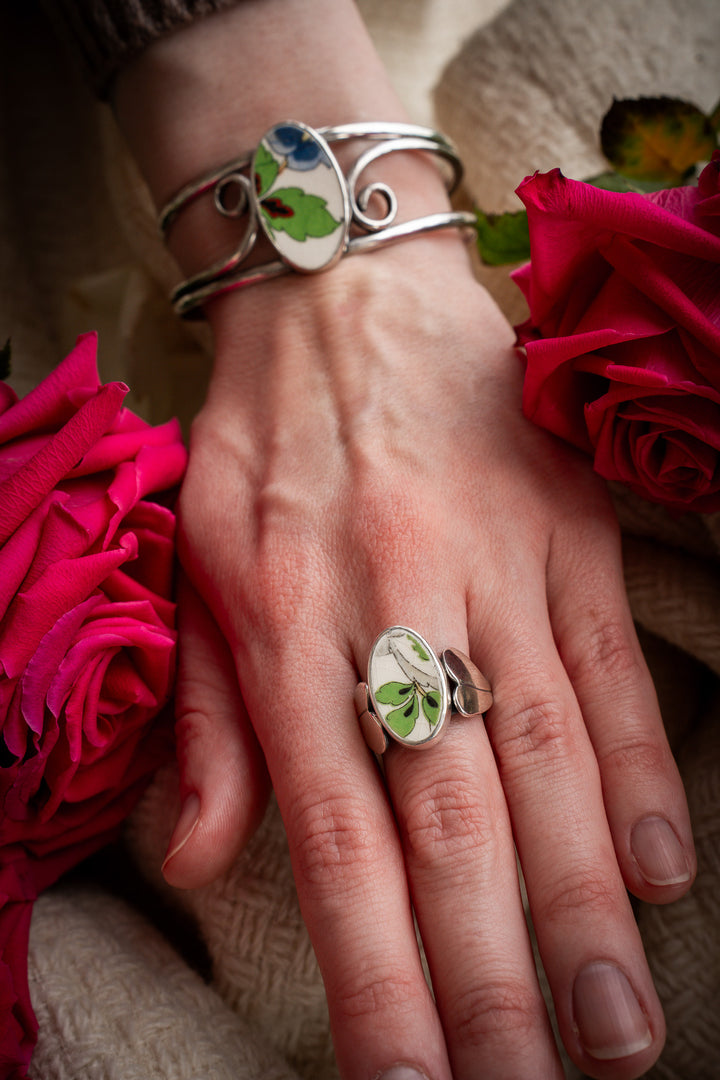 Vintage Ceramic Ring - Nell