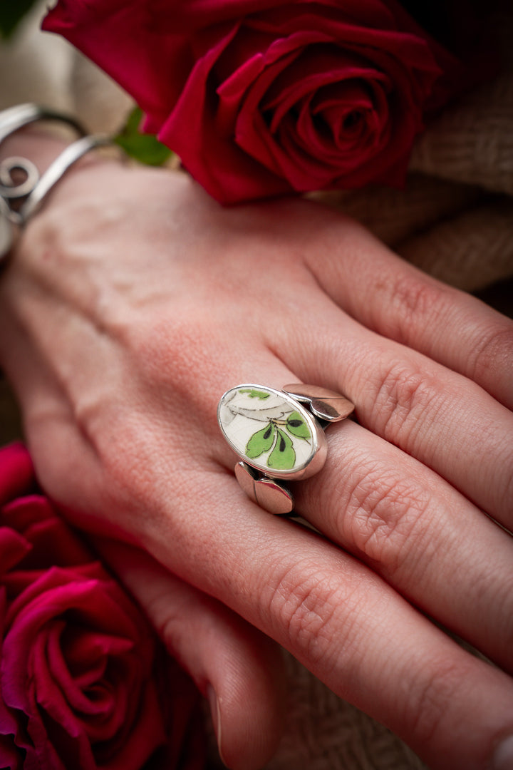 Vintage Ceramic Ring - Nell