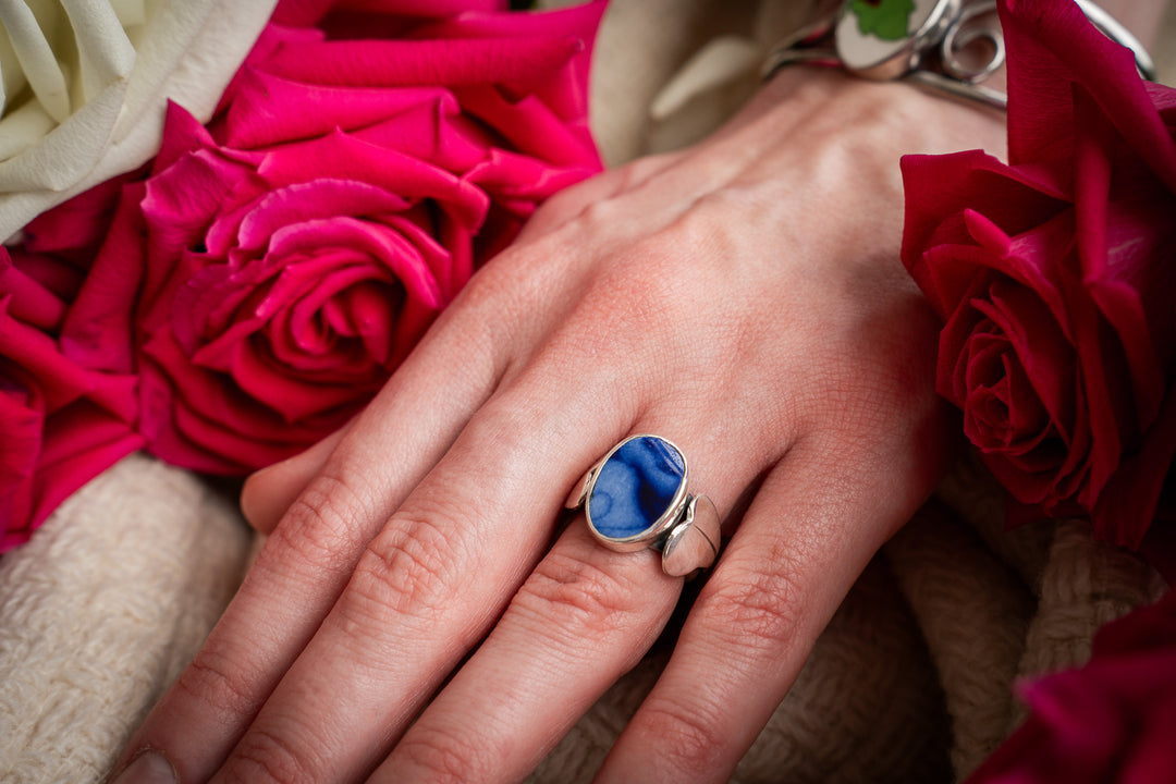 Vintage Ceramic Ring - Ruth