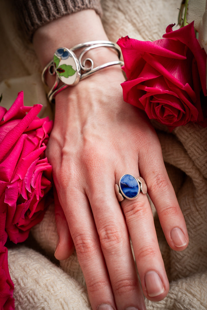 Vintage Ceramic Ring - Ruth