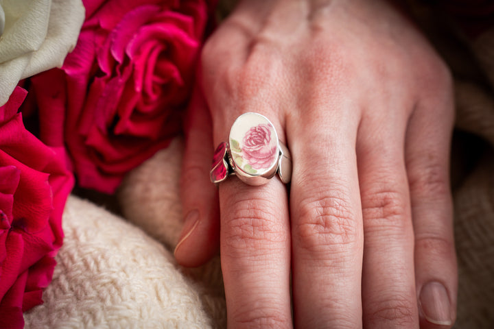 Vintage Ceramic Ring - Quinn