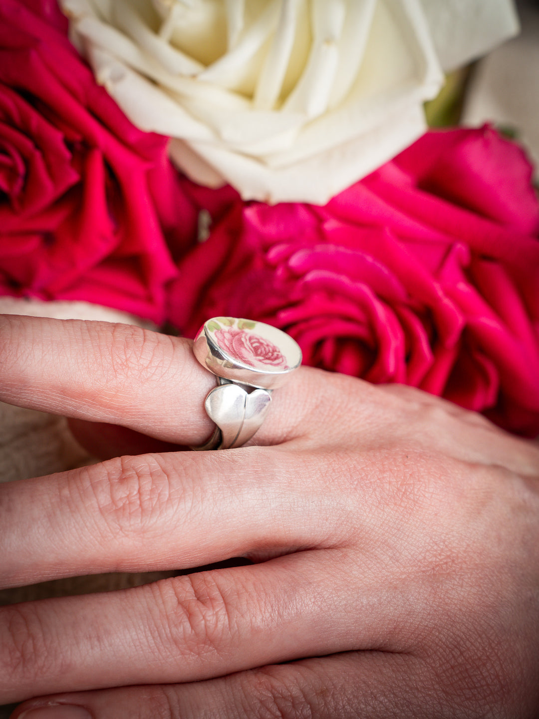 Vintage Ceramic Ring - Quinn
