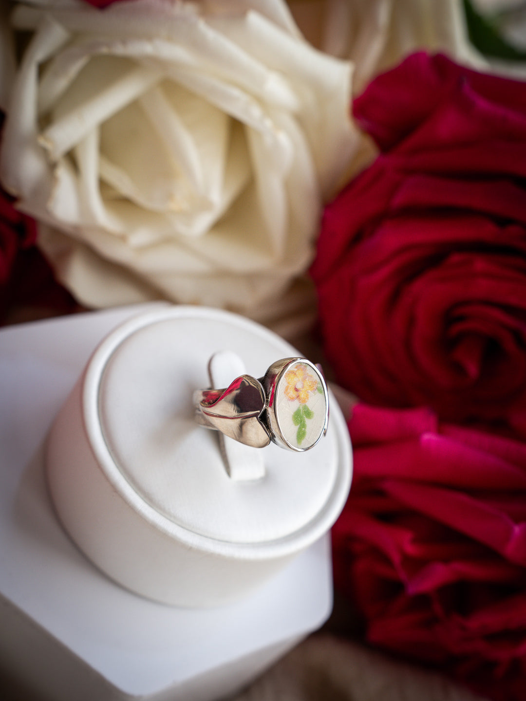 Vintage Ceramic Ring - Willa