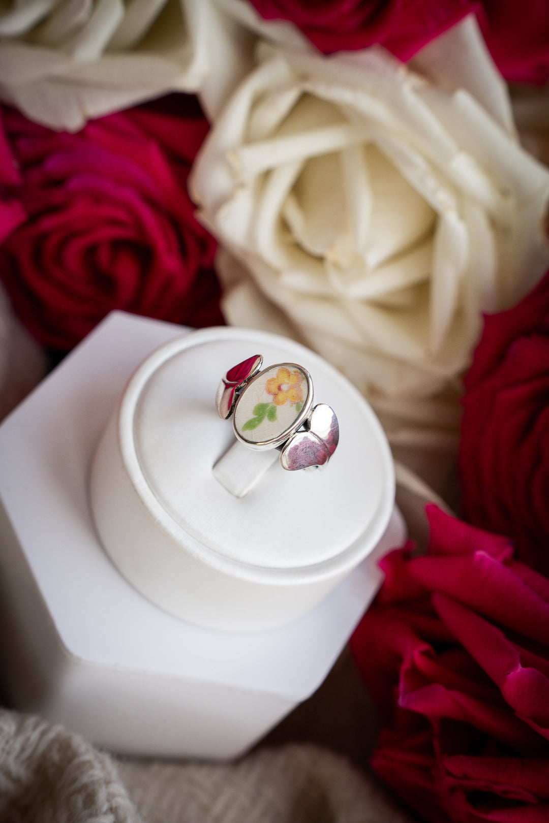 Vintage Ceramic Ring - Willa