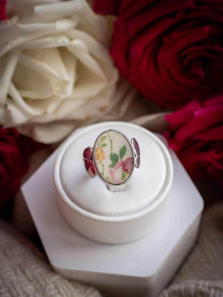 Vintage Ceramic Ring - Katharine