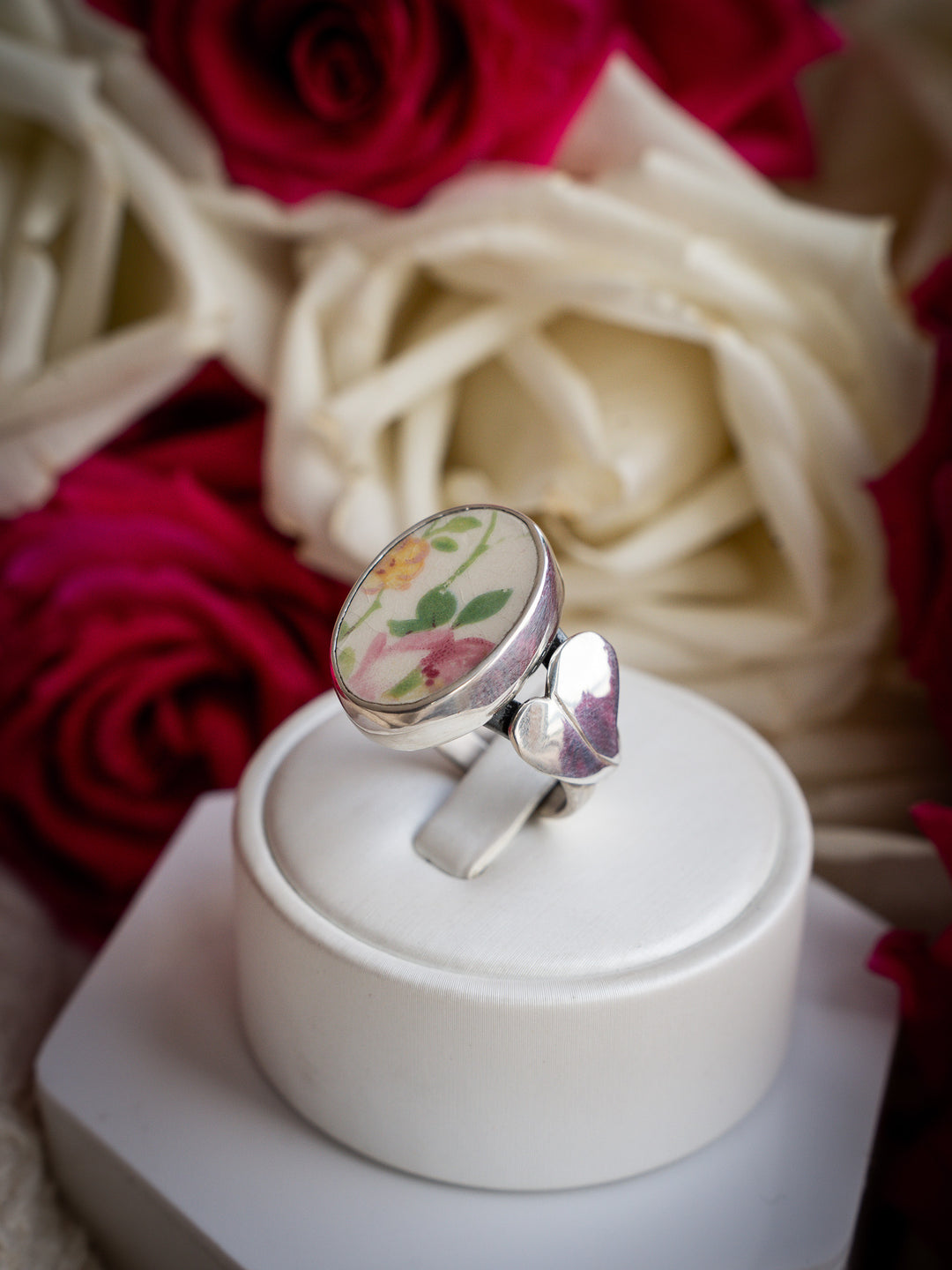 Vintage Ceramic Ring - Katharine