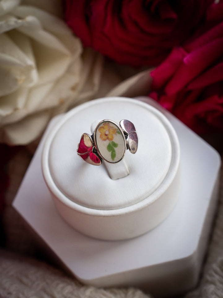 Vintage Ceramic Ring - Willa