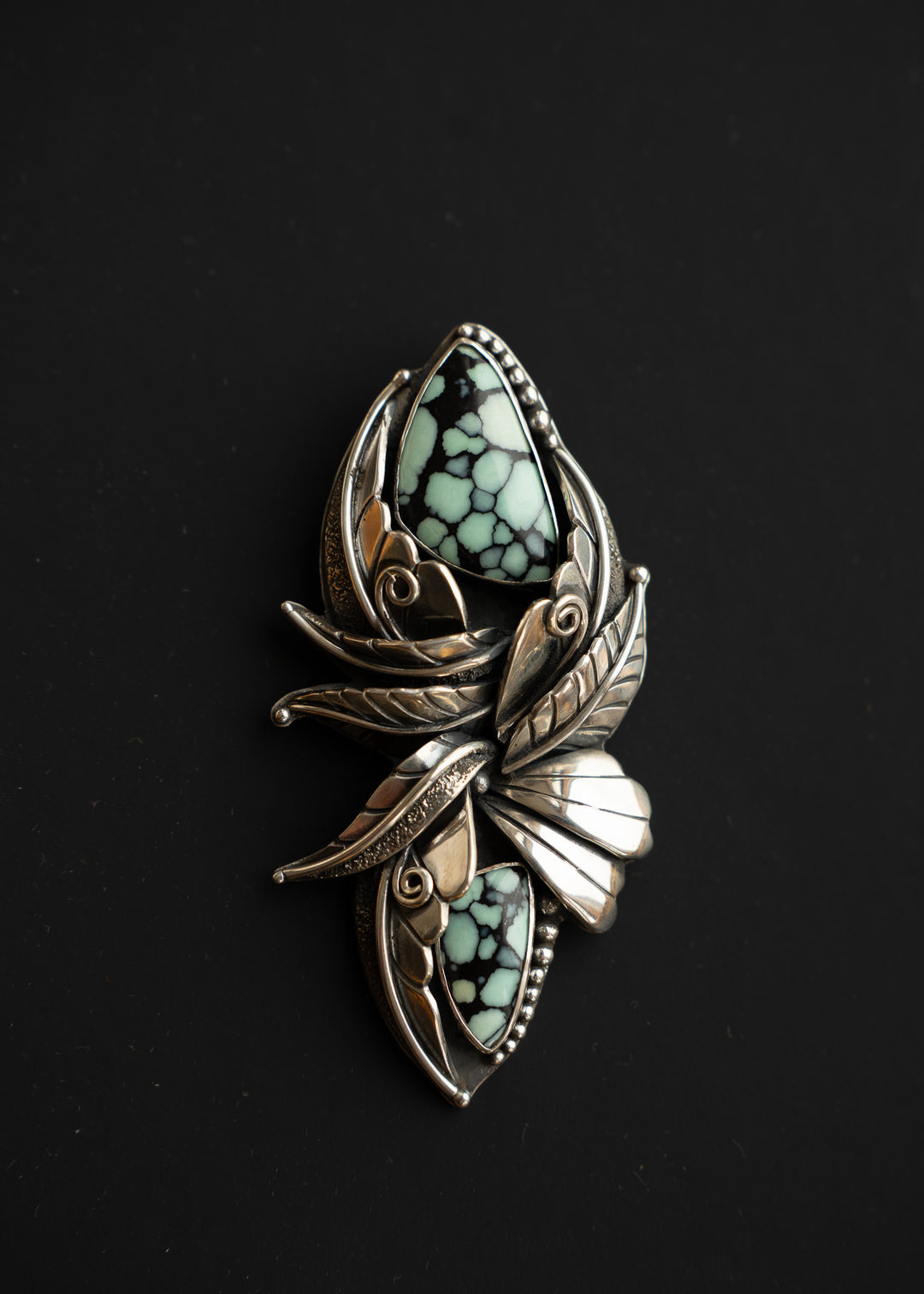 Custom Double Desert Bloom Variscite Pendant - The Becoming