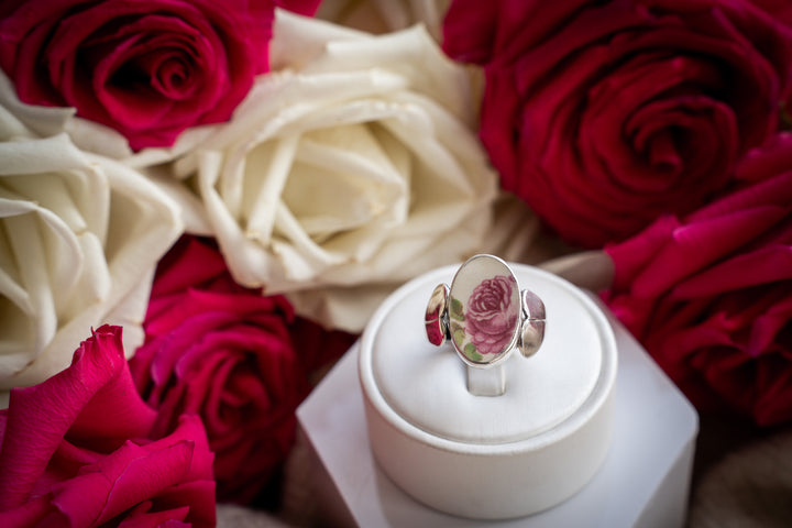 Vintage Ceramic Ring - Quinn