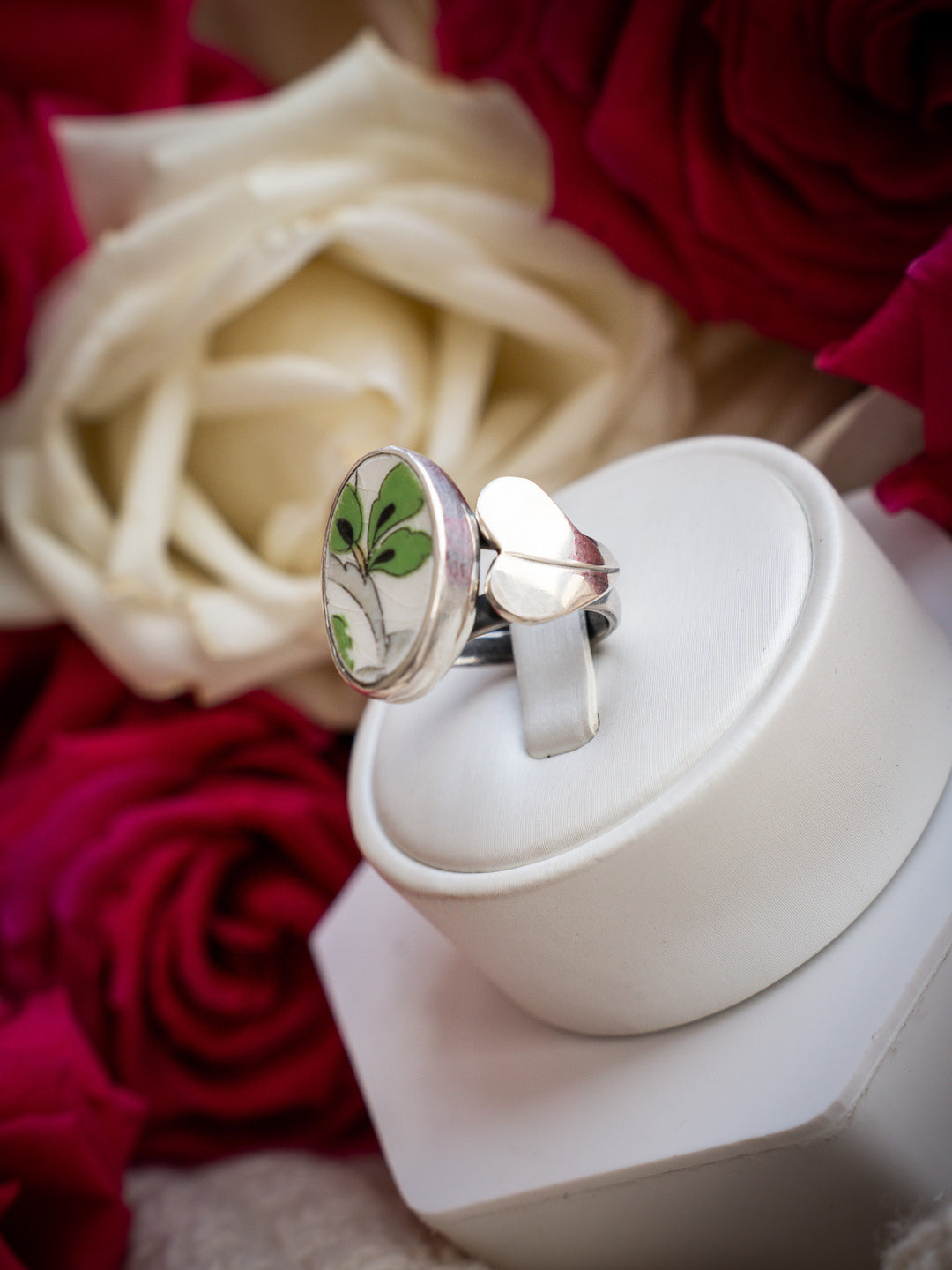 Vintage Ceramic Ring - Nell